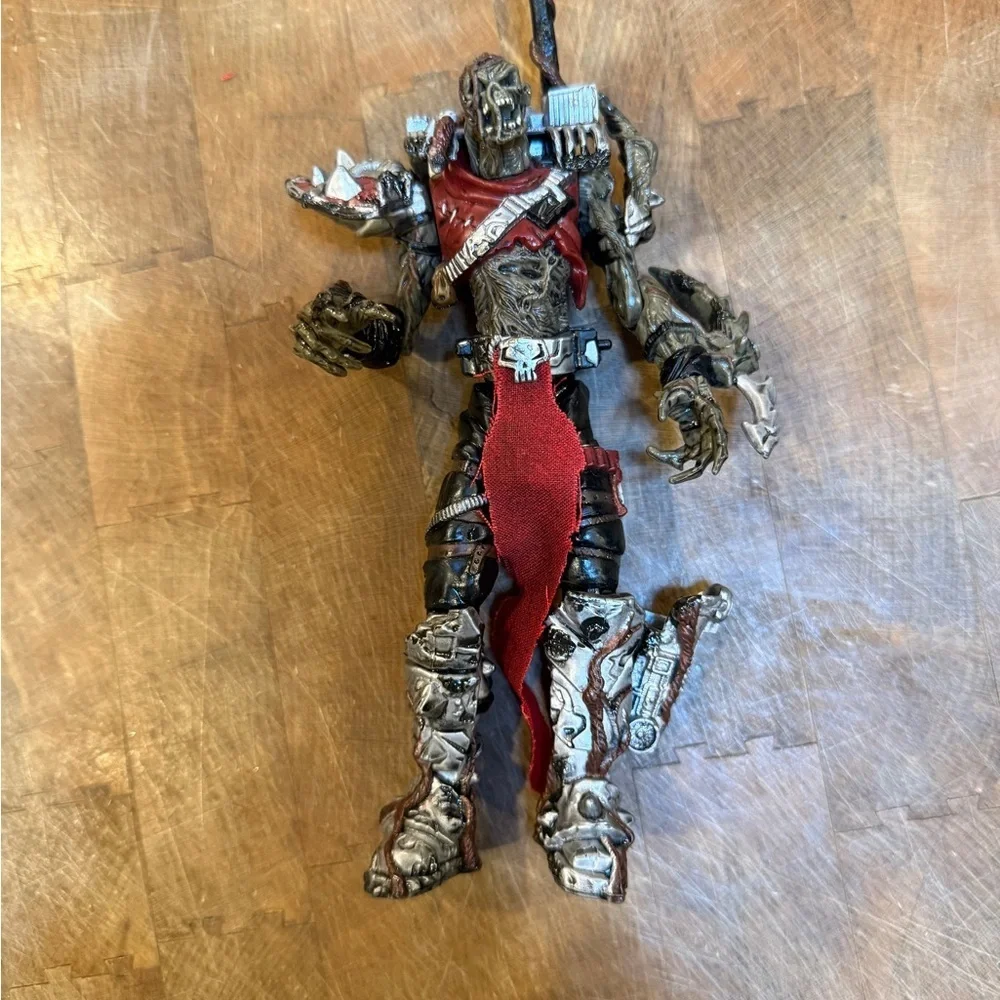 1997 McFarlane Spawn Series 7 Zombie Spawn Red Black Fantasy Action Figure Toy